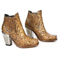  M.7973-R100 SERPENTE CUERO SUELA SPAY MIEL CERCO CUERO T BUL New Rock M.7973-R100 -  