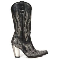 Казаки M.7982-C2 PITON METAL GRIS ITALI NEG BULLNEGRO TACON BULL AC New Rock M.7982-C2 - маленькая картинка