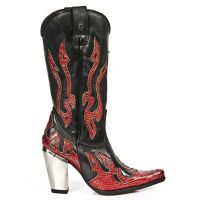 Казаки M.7982-C4 PITON METAL ROJO ITALI NEGRO BULL NEGRO T BULL ACE New Rock M.7982-C4 - маленькая картинка