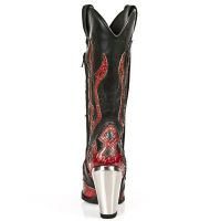 Казаки M.7982-C4 PITON METAL ROJO ITALI NEGRO BULL NEGRO T BULL ACE New Rock M.7982-C4 - маленькая картинка