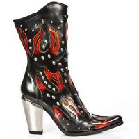 Казаки M.7985-C1 PULIK FUEGO NOMADA NEGRO BULL NEGRO TACON BULL ACE New Rock M.7985-C1 - маленькая картинка