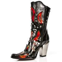 Казаки M.7985-C1 PULIK FUEGO NOMADA NEGRO BULL NEGRO TACON BULL ACE New Rock M.7985-C1 - маленькая картинка