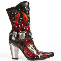 Казаки M.7986-C10 PULIK FUEGO, NOMADA NEGRO, BULL NEGRO TACON ACE New Rock M.7986-C10 - маленькая картинка