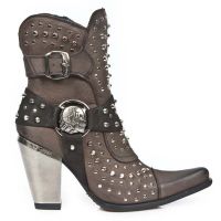 Казаки M.7992-C3 SOFTY MARRON, GALIA MARRON, BULL NEGRO TACON ACERO New Rock M.7992-C3 - маленькая картинка