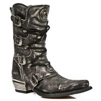 Сапоги M.7993-C3 VINTAGE RASPADO NEGRO WEST NEGRO ACERO T.DALLAS New Rock M.7993-C3 - маленькая картинка