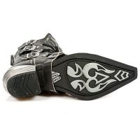 Сапоги M.7993-C3 VINTAGE RASPADO NEGRO WEST NEGRO ACERO T.DALLAS New Rock M.7993-C3 - маленькая картинка