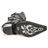 Казаки M.7993P-C1 ITALI NEGRO NOMADA NEGRO WEST NEGRO ACERO New Rock M.7993P-C1 - маленькая картинка