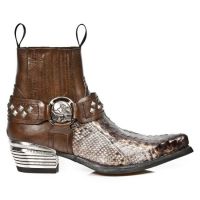  M.7995PT-S5 PYTHON RETICULATUS MARRON, NOMADA MARRON, WEST N - 
