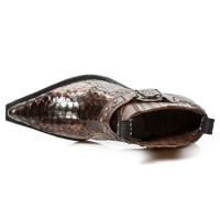 Казаки M.7995PT-S5 PYTHON RETICULATUS MARRON, NOMADA MARRON, WEST N New Rock M.7995PT-S5 - маленькая картинка