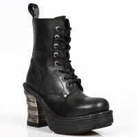 Сапоги M.8354-C1 ITALI NEGRO, PLATAF NEGRO NRK TACON BANDAS ACERO-N New Rock M.8354-C1 - маленькая картинка