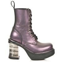 Ботинки M.8354-S4 ANTIK LILA, PLATAF.NEG TACON NRK BANDAS ACERO-NEG New Rock M.8354-S4 - маленькая картинка