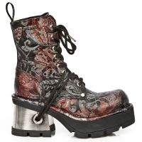  M.8355-C4 VINTAGE FLOWER ROJO, PLANING NEGRO M8 ACERO - 
