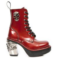  M.8358-C15 ANTIK ROJO PL NEGRO NRK TACON SKULL ACERO - 