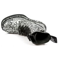  M.8358-S4 OAKNUTS GRAFITO-PLATA, PLATAF.NEGRO TACON SKULL AC New Rock M.8358-S4 -  