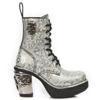  M.8358-S5 OAKNUTS BLANCO-ORO, PLATAF NEGRO TACON SKULL ACERO - 