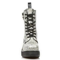  M.8358-S5 OAKNUTS BLANCO-ORO, PLATAF NEGRO TACON SKULL ACERO New Rock M.8358-S5 -  