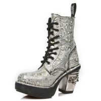  M.8358-S5 OAKNUTS BLANCO-ORO, PLATAF NEGRO TACON SKULL ACERO New Rock M.8358-S5 -  