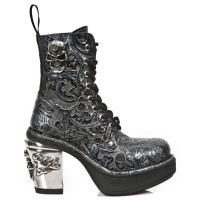  M.8358-S6 OAKNUTS ACERO, PLATAF NEGRO TACON SKULL ACERO New Rock M.8358-S6 -  