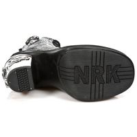  M.8358-S6 OAKNUTS ACERO, PLATAF NEGRO TACON SKULL ACERO New Rock M.8358-S6 -  