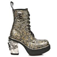  M.8358-S7 OAKNUTS ORO, PLATF NEGRO TACON SKULL ACERO - 