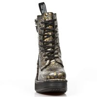  M.8358-S7 OAKNUTS ORO, PLATF NEGRO TACON SKULL ACERO New Rock M.8358-S7 -  