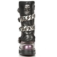  M.8360-C2 ANTIK LILA ITALI NEGRO PERFORADO CUADR PL NEGRO NR New Rock M.8360-C2 -  
