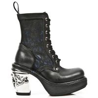  M.8363-C5 ITALI NEGRO BOX AZUL METAL ENCAJE 54 PL NRK SKULL - 