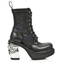  M.8363-C5 ITALI NEGRO BOX AZUL METAL ENCAJE 54 PL NRK SKULL New Rock M.8363-C5 -  