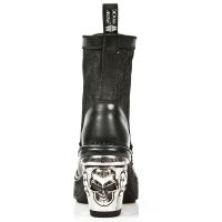  M.8363-C6 ITALI NEGRO NAPA NEGRO ENCAJE 54 PL NRK SKULL ACER New Rock M.8363-C6 -  