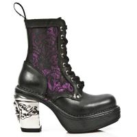 Сапоги M.8363-C8 ITALI NEGRO BOX FUCSIA METAL ENCAJE 54 PL NRK SKUL New Rock M.8363-C8 - маленькая картинка