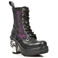 Сапоги M.8363-C8 ITALI NEGRO BOX FUCSIA METAL ENCAJE 54 PL NRK SKUL New Rock M.8363-C8 - маленькая картинка