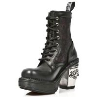 Сапоги M.8363-C8 ITALI NEGRO BOX FUCSIA METAL ENCAJE 54 PL NRK SKUL New Rock M.8363-C8 - маленькая картинка