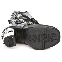  M.8366-S2 VINTAGE CHAROL AZUL, ROCK NEGRO, PLATAF. NRK SKULL New Rock M.8366-S2 -  