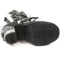  M.8366-S5 VINTAGE FLOWER BLANCO-PLATA, ROCK NEGRO, NRK SKULL New Rock M.8366-S5 -  