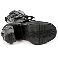  M.8367-S8 ITALI NEGRO, NOMADA NEGRO, NRK T.SKULL OXIDO MILIT New Rock M.8367-S8 -  