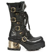  M.8373-C1 ITALI NEGRO NOMADA NEGRO PL NEW NEGRO M8 ORO VIEJO New Rock M.8373-C1 -  