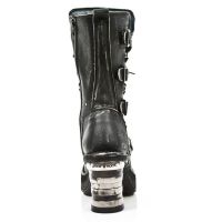  M.8373-C3 VINTAGE RASPADO NEGRO PL NEGRO NRK TACON BANDAS AC New Rock M.8373-C3 -  