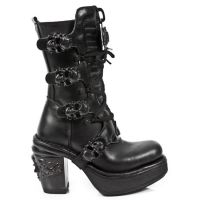  M.8376-C1 ITALI NOMADA NEGRO PL NEGRO NRK TACON SKULL OXIDO - 