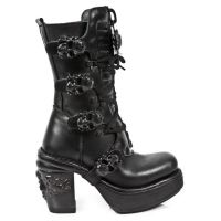  M.8376-C1 ITALI NOMADA NEGRO PL NEGRO NRK TACON SKULL OXIDO New Rock M.8376-C1 -  