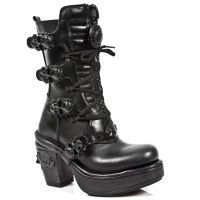  M.8376-C1 ITALI NOMADA NEGRO PL NEGRO NRK TACON SKULL OXIDO New Rock M.8376-C1 -  