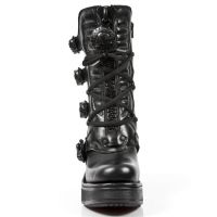  M.8376-C1 ITALI NOMADA NEGRO PL NEGRO NRK TACON SKULL OXIDO New Rock M.8376-C1 -  