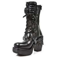  M.8376-C1 ITALI NOMADA NEGRO PL NEGRO NRK TACON SKULL OXIDO New Rock M.8376-C1 -  