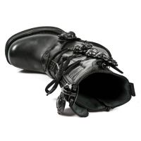  M.8376-C1 ITALI NOMADA NEGRO PL NEGRO NRK TACON SKULL OXIDO New Rock M.8376-C1 -  