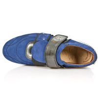  M.8401-C10 VELOUR AZAFATA ANTIK ACERO NAPA BL TPU NEGRO SNOB New Rock M.8401-C10 -  