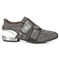 Ботинки M.8401-C9 VELOUR GRIS ANTIK ACERO NAPA BLANCA CAR NEG TPU NE New Rock M.8401-C9 - маленькая картинка