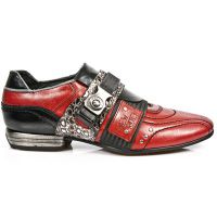 Ботинки M.8406-C4 NOMADA ROJO COCO PLATA ENVEJ NOMADA NEGRO SNOB ACE New Rock M.8406-C4 - маленькая картинка