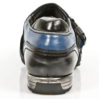Ботинки M.8406-R30 NOMADA AZUL COCO PLATA ENV NOMADA NEGRO SNOB ACE New Rock M.8406-R30 - маленькая картинка
