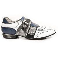 Ботинки M.8406-R4 BOX BLANCO BOX PLANE NOMADA AZUL CARB NEG SNOB ACE New Rock M.8406-R4 - маленькая картинка