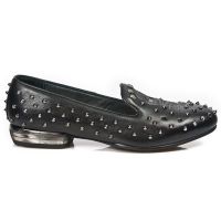 Туфли M.8412-Z2 NOMADA NEGRO, CON BORDADOS, TPU SNOB,TACON ACERO New Rock M.8412-Z2 - маленькая картинка