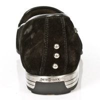  M.8413-C1 VELOUR NEGRO TPU NEGRO SNOB TACON ACERO New Rock M.8413-C1 -  